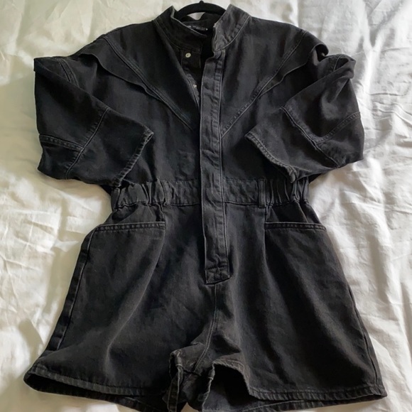 Zara Denim Jumpsuit - Picture 1 of 6